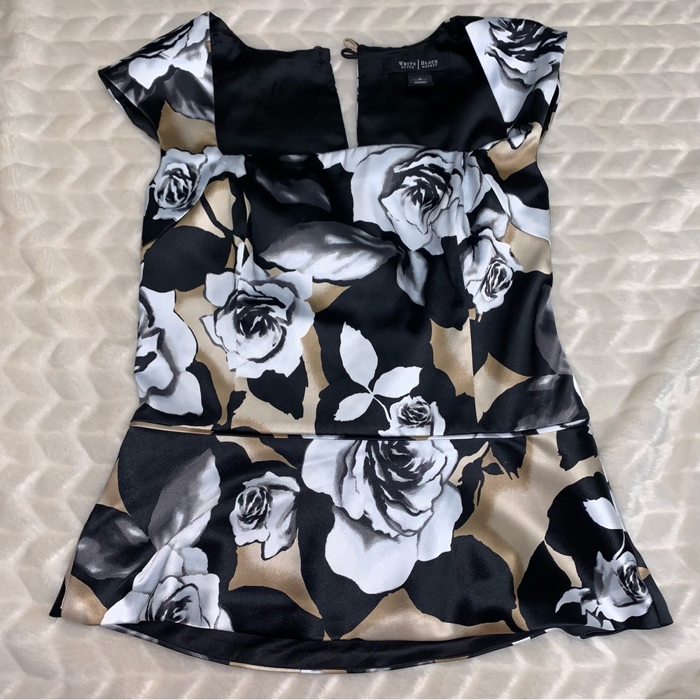 WHBM floral top 0